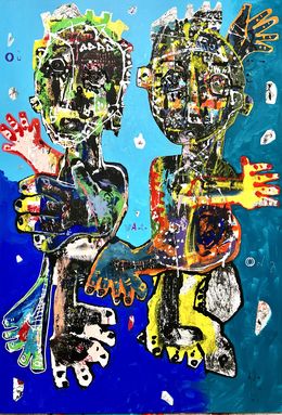 Gemälde, Où va-t-on?, Christian Dugardeyn