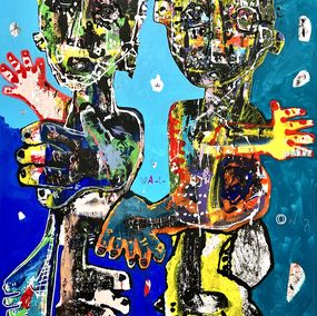 Gemälde, Où va-t-on?, Christian Dugardeyn