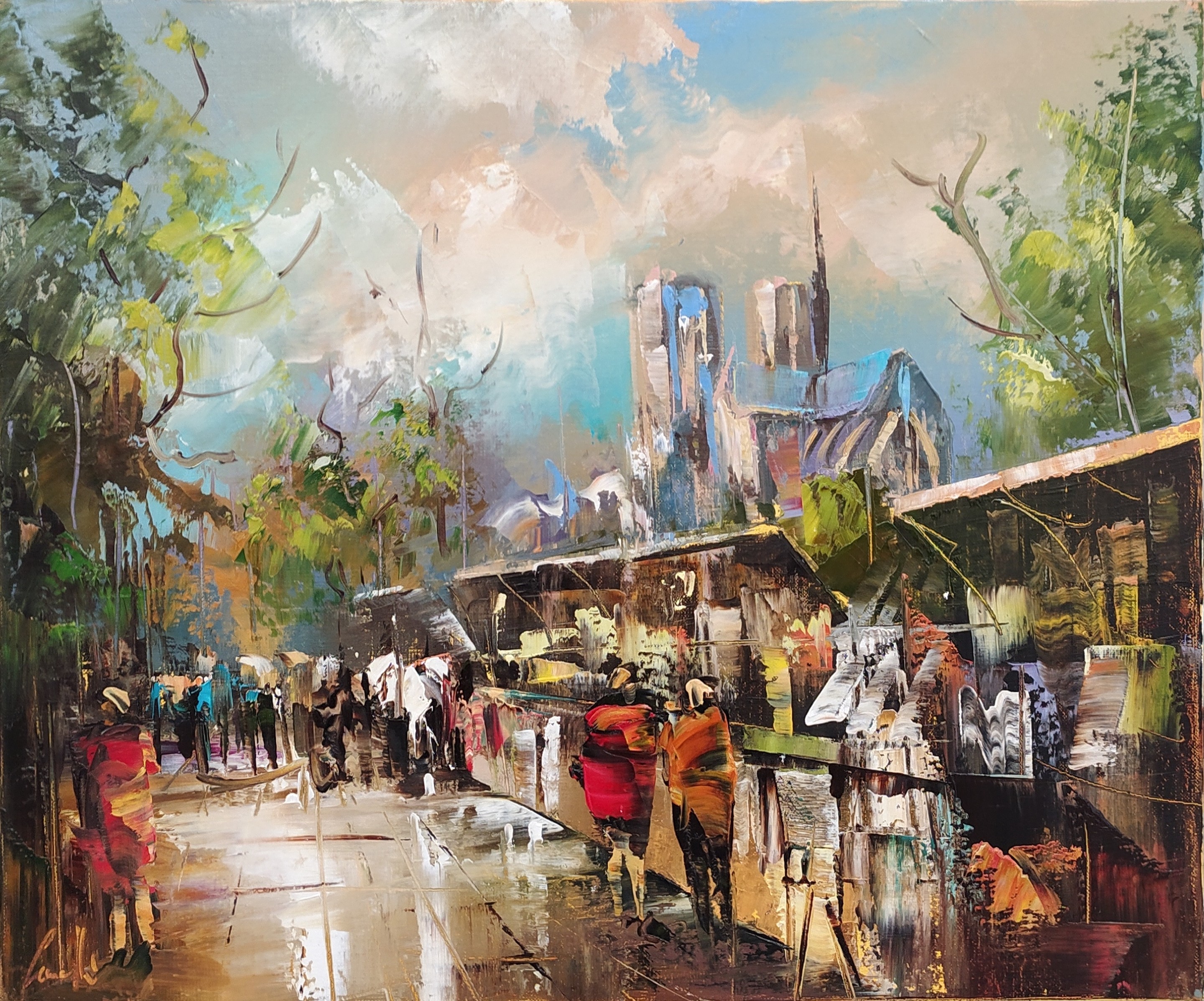 Jean-Michel Cavalli, Les bouquinistes Jean-Michel Cavalli, Les bouquinistes