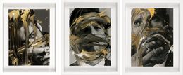 Fotografien, Douglas Booth, Ewan Mcgregor and Aleksander Skarsgard. Triptych, Hunter & Gatti