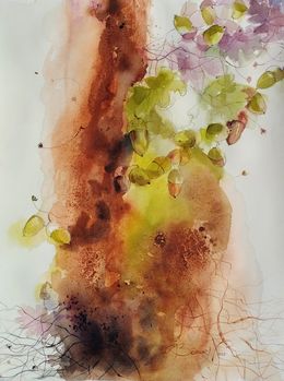 Painting, Mémoire du Barrique/ Série 24 bouquets du Saison, Nadia Bodnar