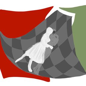 Dessin, Pierrot et Colombine, Ivan Messac