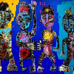 Peinture, It's time fot peace, Christian Dugardeyn