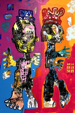 Gemälde, We need to go together, Christian Dugardeyn