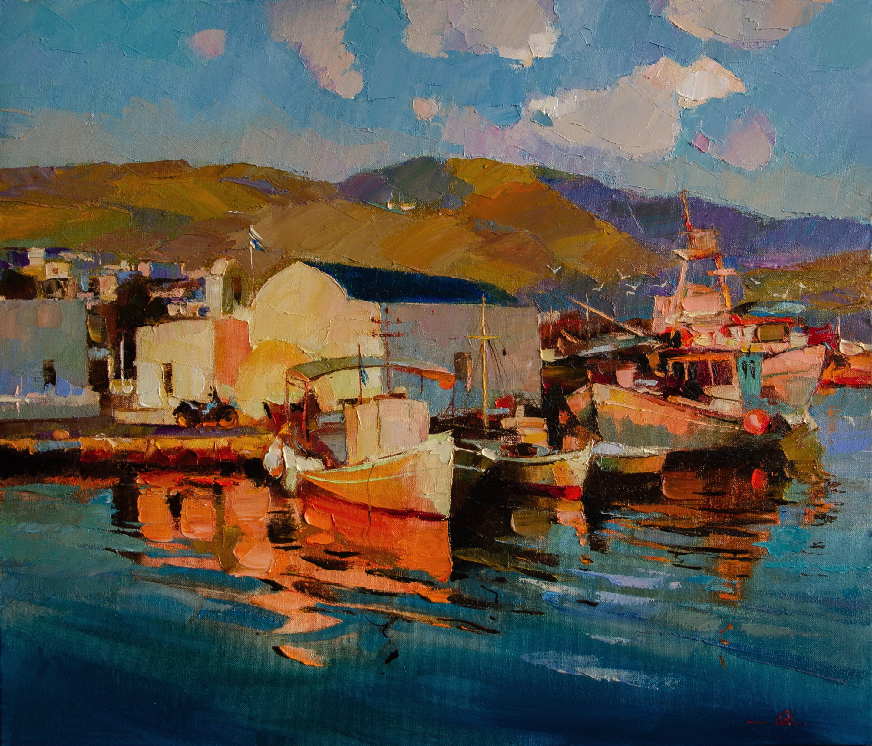 Vasyl Khodakivskyi, Evening Naousa Vasyl Khodakivskyi, Evening Naousa