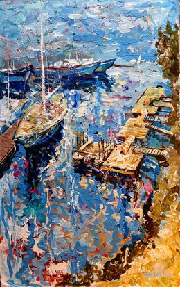 Peinture, Fishing Port, Rakhmet Redzhepov (Ramzi)