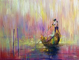 Gemälde, Rain in Venice, Rakhmet Redzhepov (Ramzi)
