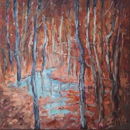 Painting, Tous les arbres, Milcheva Emilia