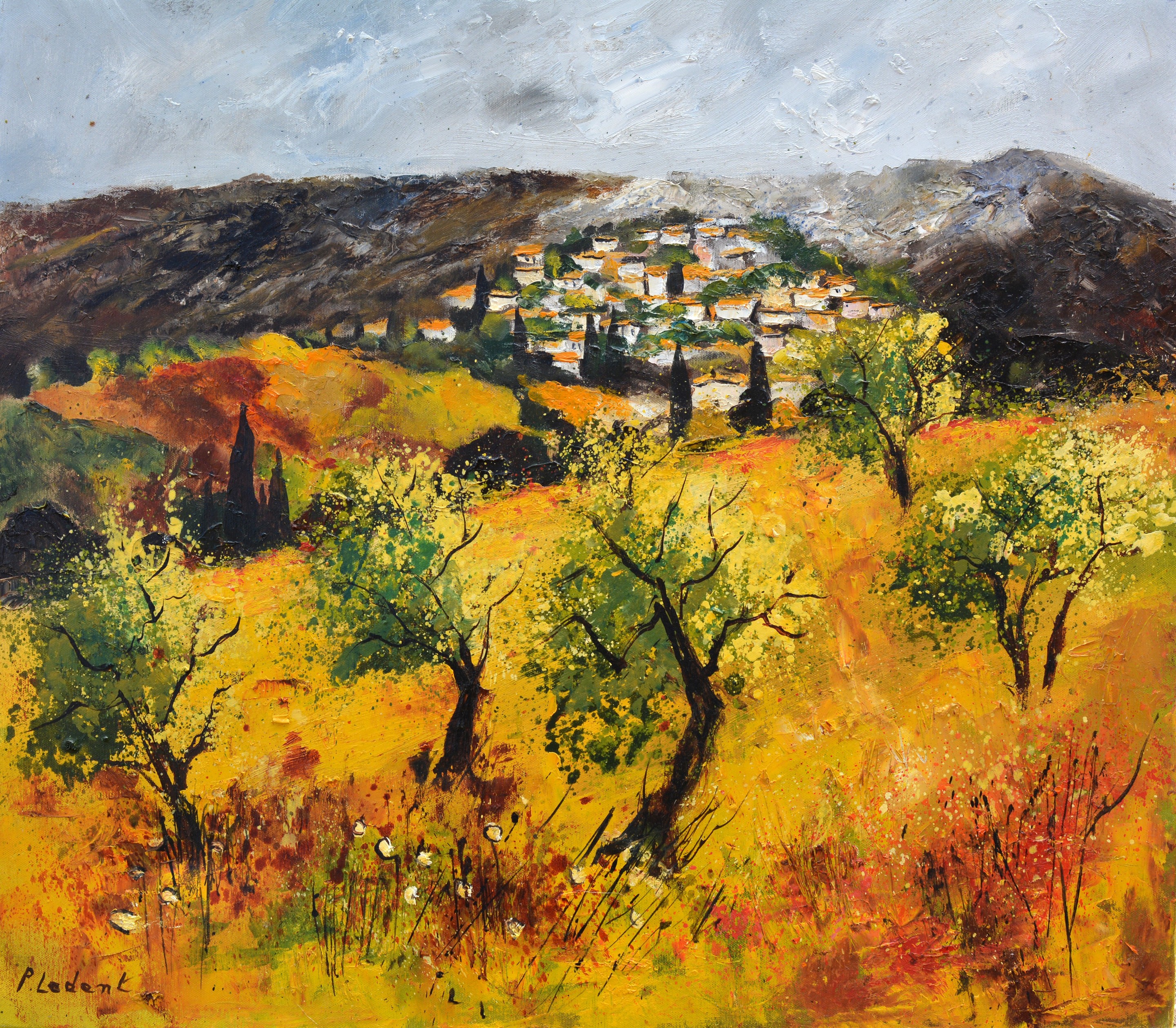 Pol Ledent, Olive trees in Provence Pol Ledent, Olive trees in Provence