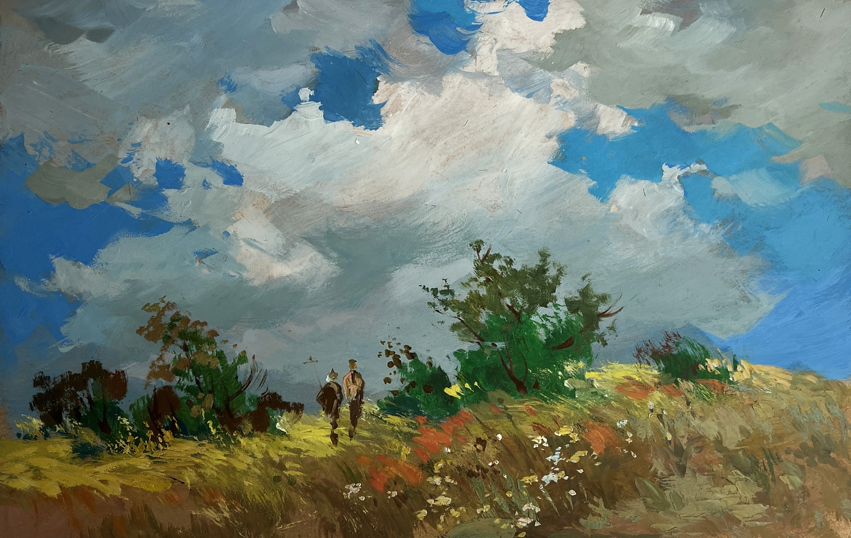 Suprunchuk Yuriy, Couple in a flower field Suprunchuk Yuriy, Couple in a flower field