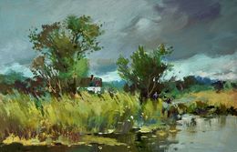 Gemälde, On the outskirts of the village, Suprunchuk Yuriy
