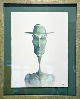 Peinture, Green Warrior, Lisa Feuerstein