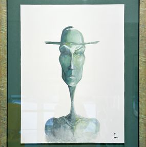 Gemälde, Green Warrior, Lisa Feuerstein