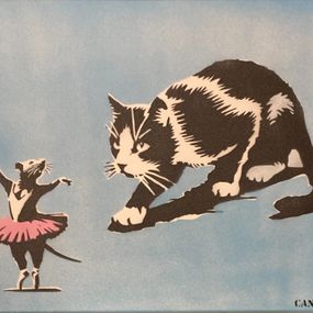 Painting, The Last Dance (Blue), Charlotte Parenteau-Denoël