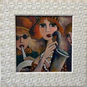 Gemälde, Jazz au féminin, Martine Fauve Dechavanne