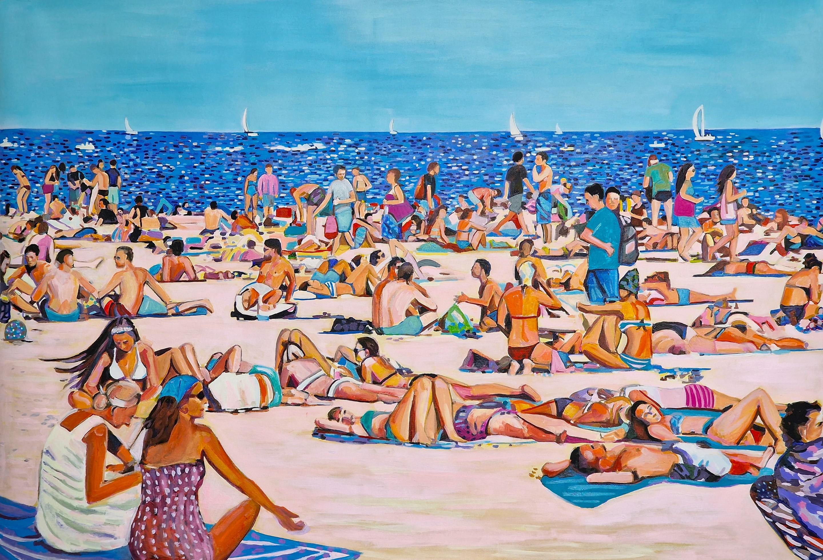 Alexandra Djokic, At the beach Alexandra Djokic, At the beach