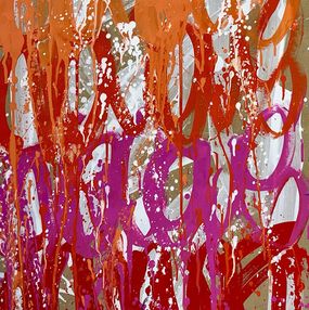 Peinture, Composition rose, JonOne