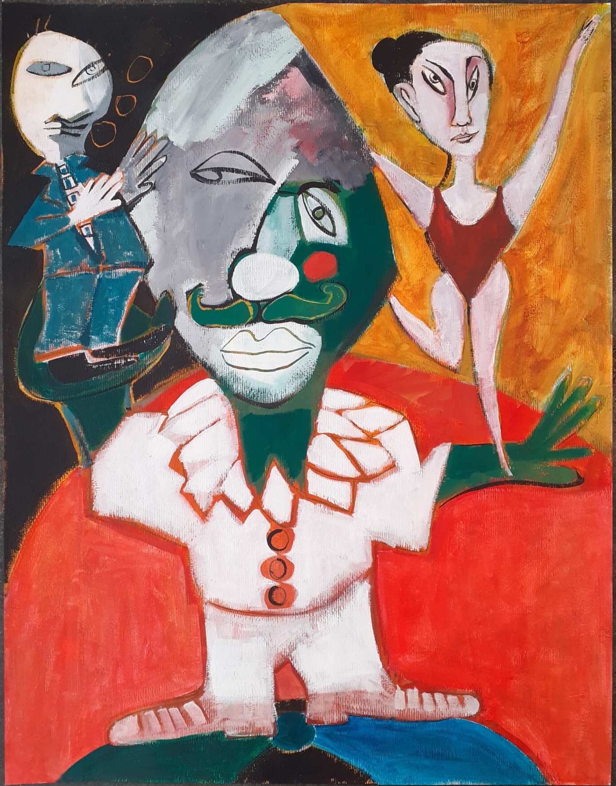 Sabine Louriac, Le clown, le jongleur et la danseuse Sabine Louriac, Le clown, le jongleur et la danseuse