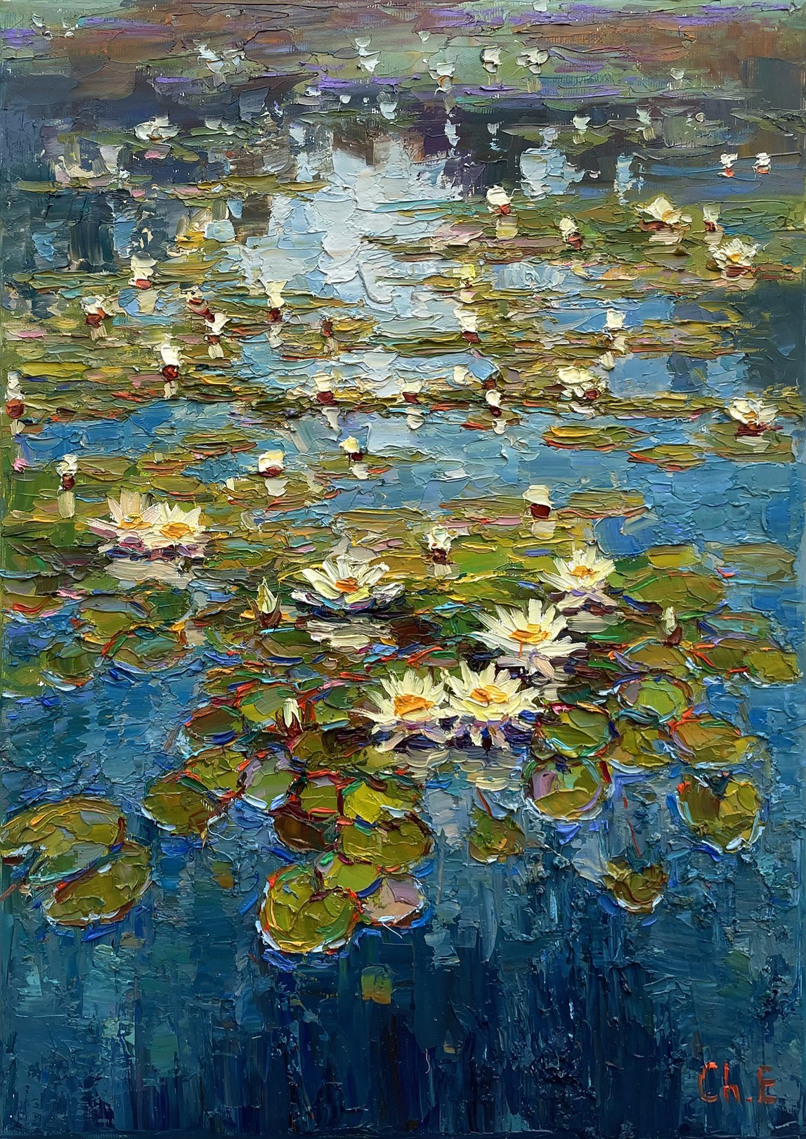 Evgeny Chernyakovsky, Evening lilies Evgeny Chernyakovsky, Evening lilies