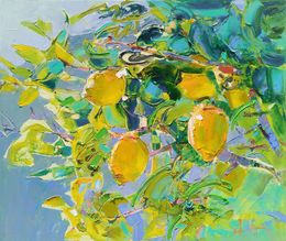 Peinture, Sunny lemons, Helen Shukina