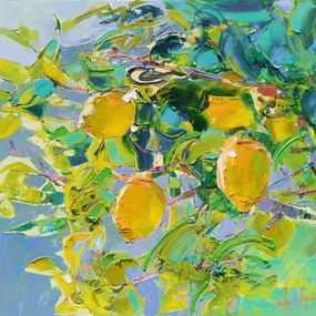 Painting, Sunny lemons, Helen Shukina