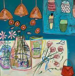 Painting, Les bouquets (1), Patricia Simsa