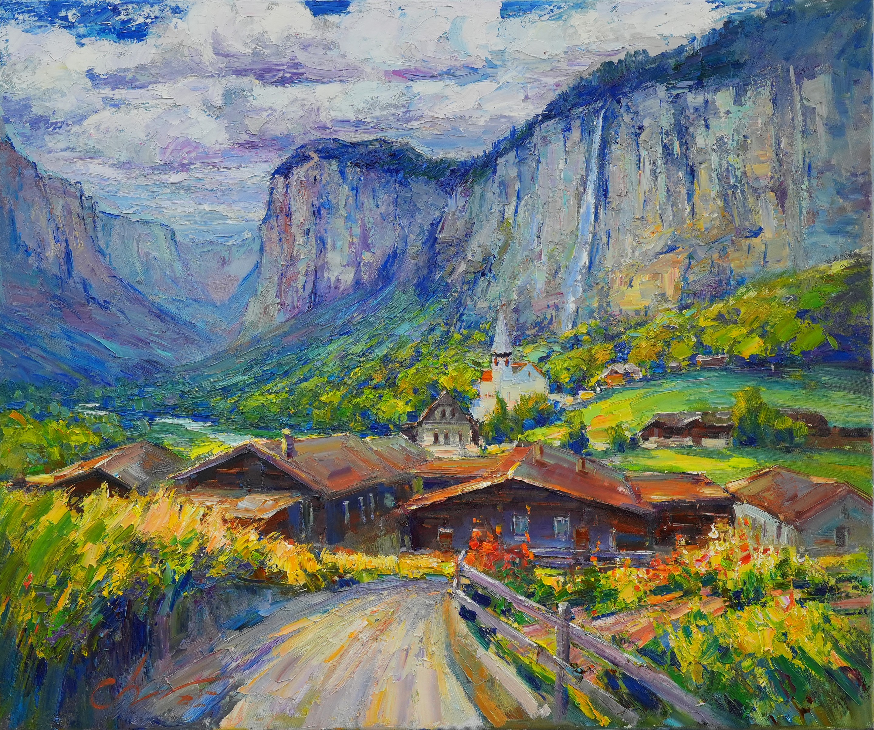 Serhii Cherniakovskyi, Lauterbrunnen valley Serhii Cherniakovskyi, Lauterbrunnen valley