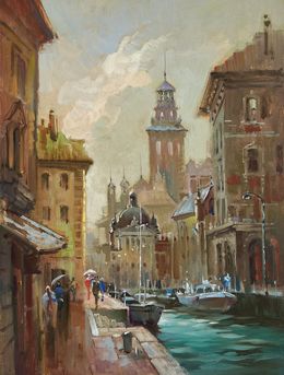 Painting, Venetian reflection, Suprunchuk Yuriy