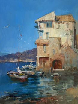 Gemälde, Waiting for the tide, Suprunchuk Yuriy