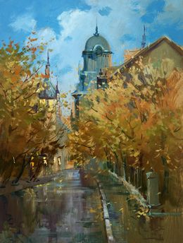 Gemälde, The rustle of leaves underfoot, Suprunchuk Yuriy