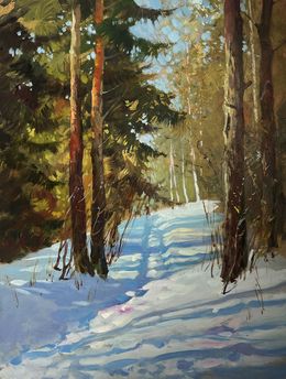 Painting, Winter patterns of nature, Suprunchuk Yuriy