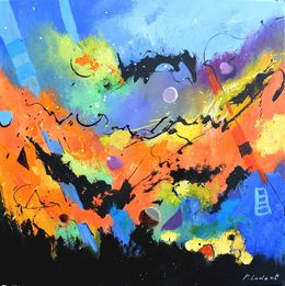 Painting, Magellan's galactic trip, Pol Ledent