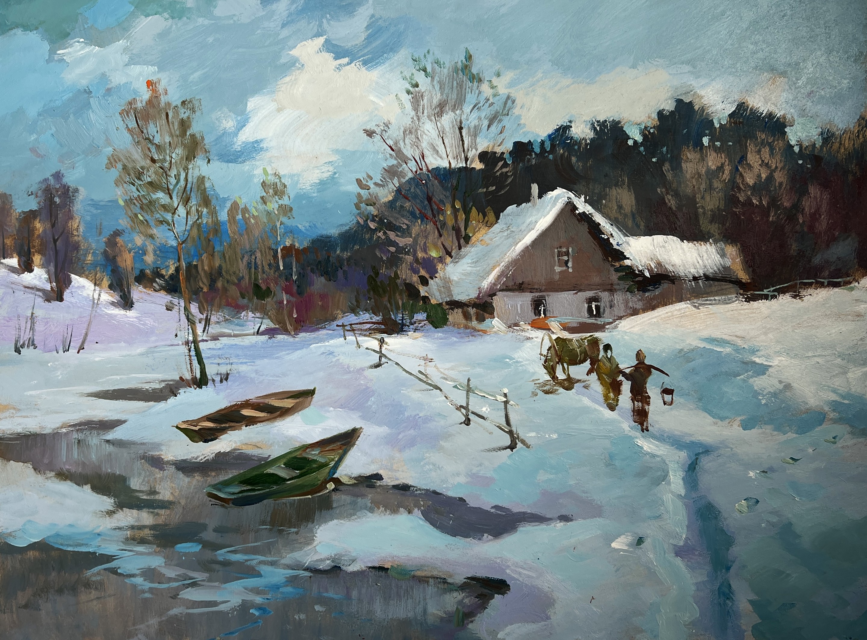 Suprunchuk Yuriy, Path through snowdrifts Suprunchuk Yuriy, Path through snowdrifts