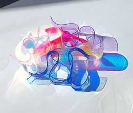 Sculpture, Kringel Dichroic / Blau-Helllila, Selçuk Dizlek