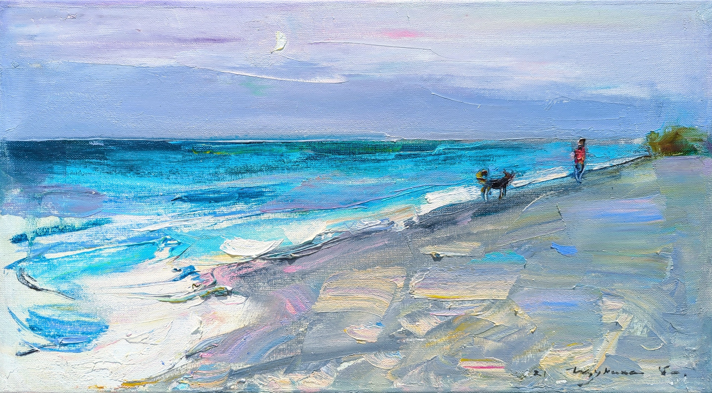 Helen Shukina, Walk by the sea Helen Shukina, Walk by the sea