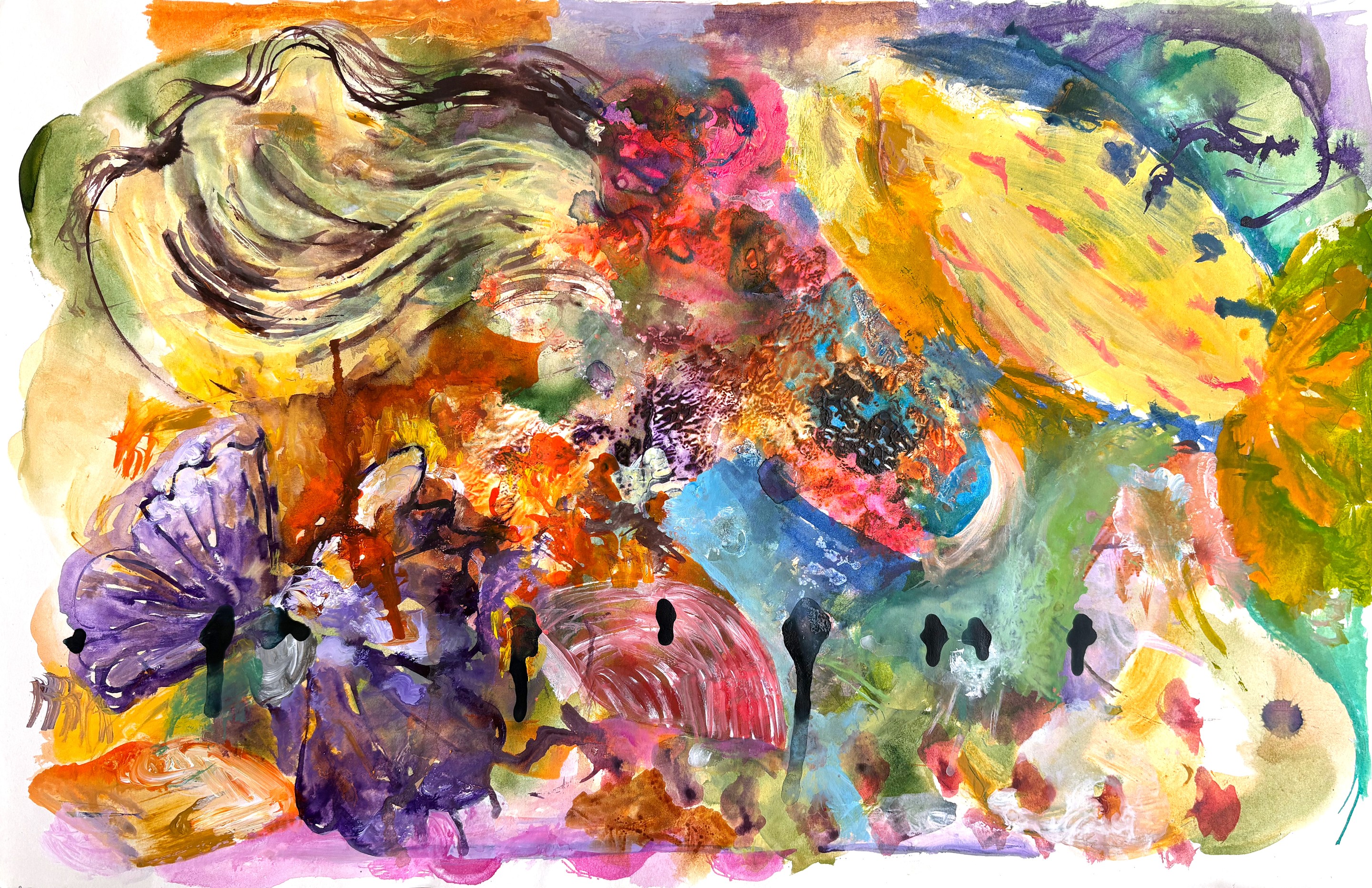 Isabelle Marie, Composition au bleuet Isabelle Marie, Composition au bleuet