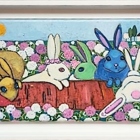 Gemälde, Jardin partagé, Youngmi Kim