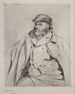 Drucke, Portrait de Paul Cézanne, Camille Pissarro