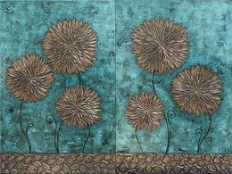 Peinture, Gilded Petals, Hasmik Mamikonyan