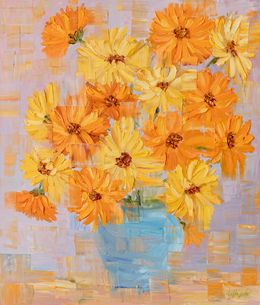 Peinture, Gerberas. Floral Harmony, Galina Vasiljeva