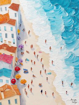 Print, On the beach, Morgane Soulier