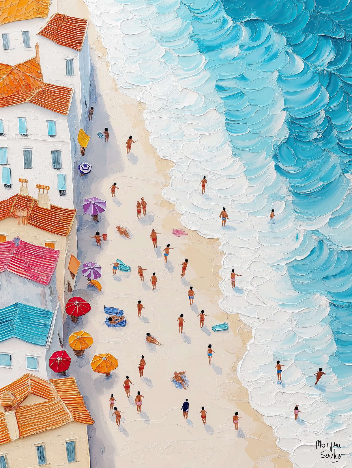 Morgane Soulier, On the beach Morgane Soulier, On the beach