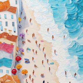 Drucke, On the beach, Morgane Soulier