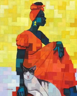 Gemälde, Imp of Reflection, Olamilekan Okunade