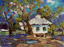 Painting, Spring days in the village, Ivanyuk Oleksiy