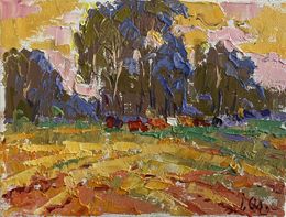 Painting, Summer meadows and forest, Ivanyuk Oleksiy