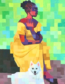 Gemälde, A Better Friend 2, Olamilekan Okunade