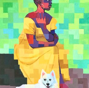 Gemälde, A Better Friend 2, Olamilekan Okunade