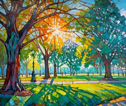 Painting, Love in the golden Light, Katharina Husslein