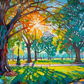 Peinture, Love in the golden Light, Katharina Husslein